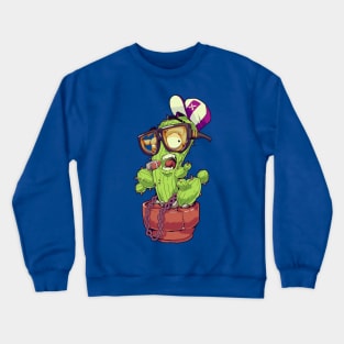 Smoking Cactus Crewneck Sweatshirt